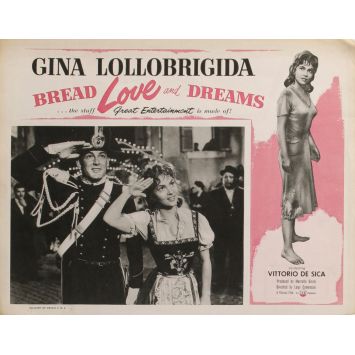 PAIN AMOUR ET FANTASIE Photo de film N1 28x36 - 1954 - Ginal Lollobrigida, Vittorio de Sica