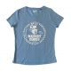 T-Shirt MAUVAIS GENRES Taille M Bleu Ciel, Coton Bio, 150g, col rond