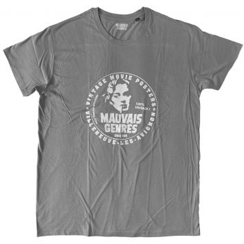 T-ShirtMAUVAIS GENRES Size XL Grey, Organic Cotton, 150g,