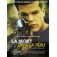 LA MORT DANS LA PEAU Affiche de cinéma- 120x160 cm. - 2004 - Matt Damon, Paul Greengrass