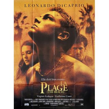 LA PLAGE Affiche de cinéma- 120x160 cm. - 2000 - Leonardo DiCaprio, Danny Boyle