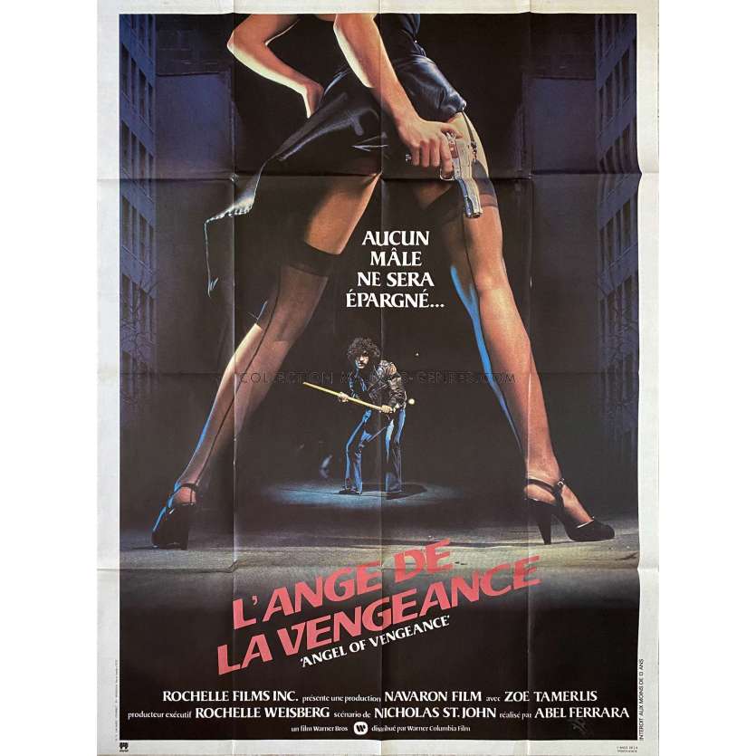 L'ANGE DE LA VENGEANCE Affiche de cinéma- 120x160 cm. - 1981 - Zoë Lund, Abel Ferrara