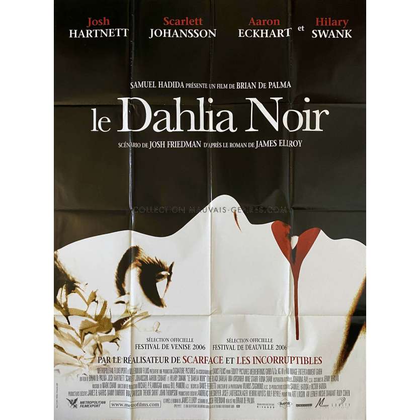 LE DAHLIA NOIR Affiche de cinéma- 120x160 cm. - 2006 - Scarlett Johansson, Brian de Palma