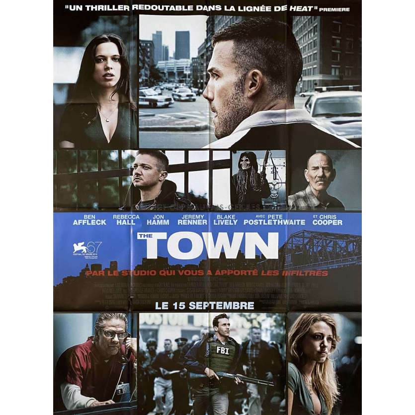 THE TOWN French Movie Poster- 47x63 in. - 2010 - Ben Affleck, Ben Affleck