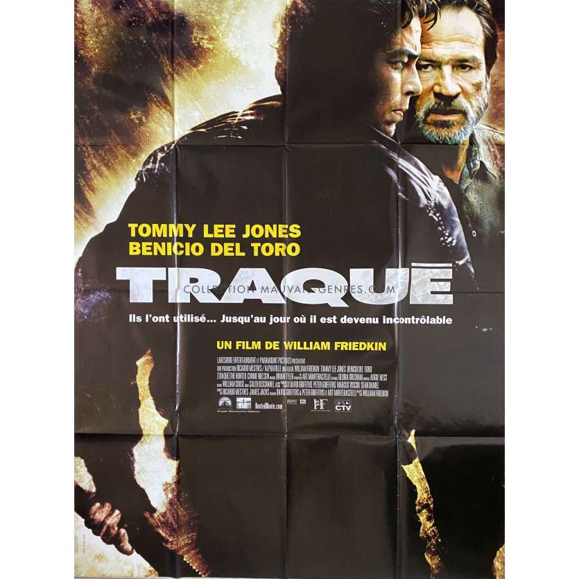 TRAQUE Affiche de cinéma- 120x160 cm. - 2003 - Tommy Lee Jones, William Friedkin