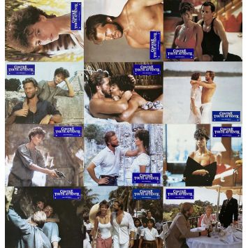 AGAINST ALL ODDS French Lobby Cards x12 - 9x12 in. - 1984 - Taylord Hackford, Jeff Bridges