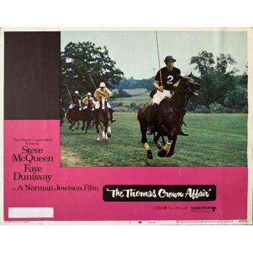 THE THOMAS CROWN AFFAIR U.S Lobby Card N3 - 11x14 in. - 1968 - Norman Jewison, Steve McQueen