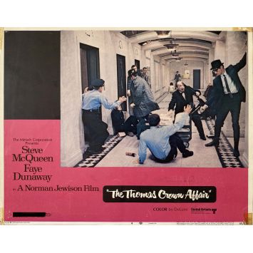 THE THOMAS CROWN AFFAIR U.S Lobby Card N4 - 11x14 in. - 1968 - Norman Jewison, Steve McQueen