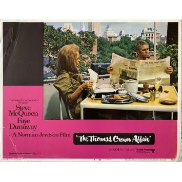 THE THOMAS CROWN AFFAIR U.S Lobby Card N8 - 11x14 in. - 1968 - Norman Jewison, Steve McQueen