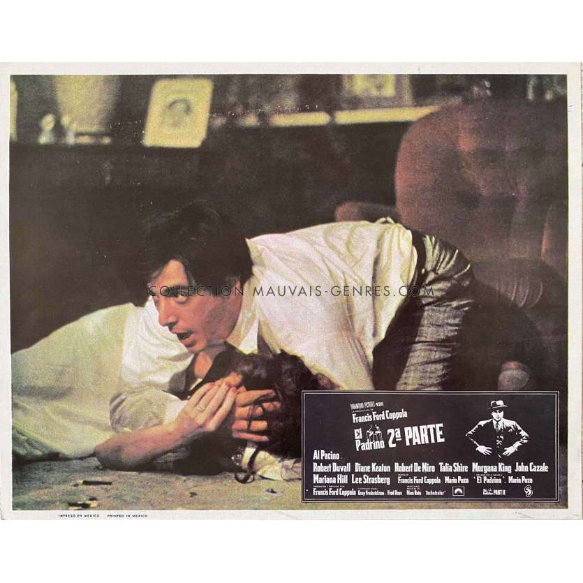 THE GODFATHER PART II Mexican Lobby Card N02 - 11x14 in. - 1975 - Francis Ford Coppola, Robert de Niro