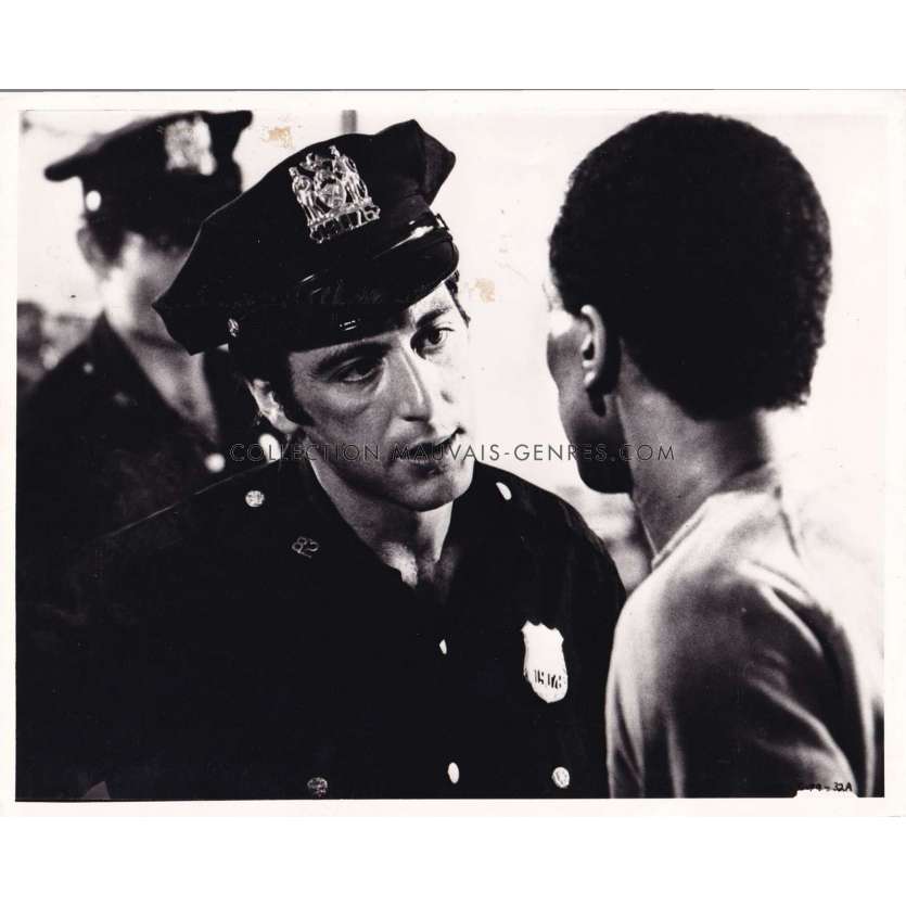 SERPICO Photo de presse N01 - CIC Video - 20x25 cm. - 1973 - Al Pacino, Sydney Lumet