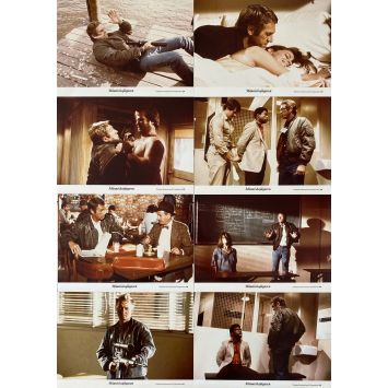 THE HUNTER sweddish Lobby Cards x8 - 9x12 in. - 1980 - Buzz Kulik, Steve McQueen