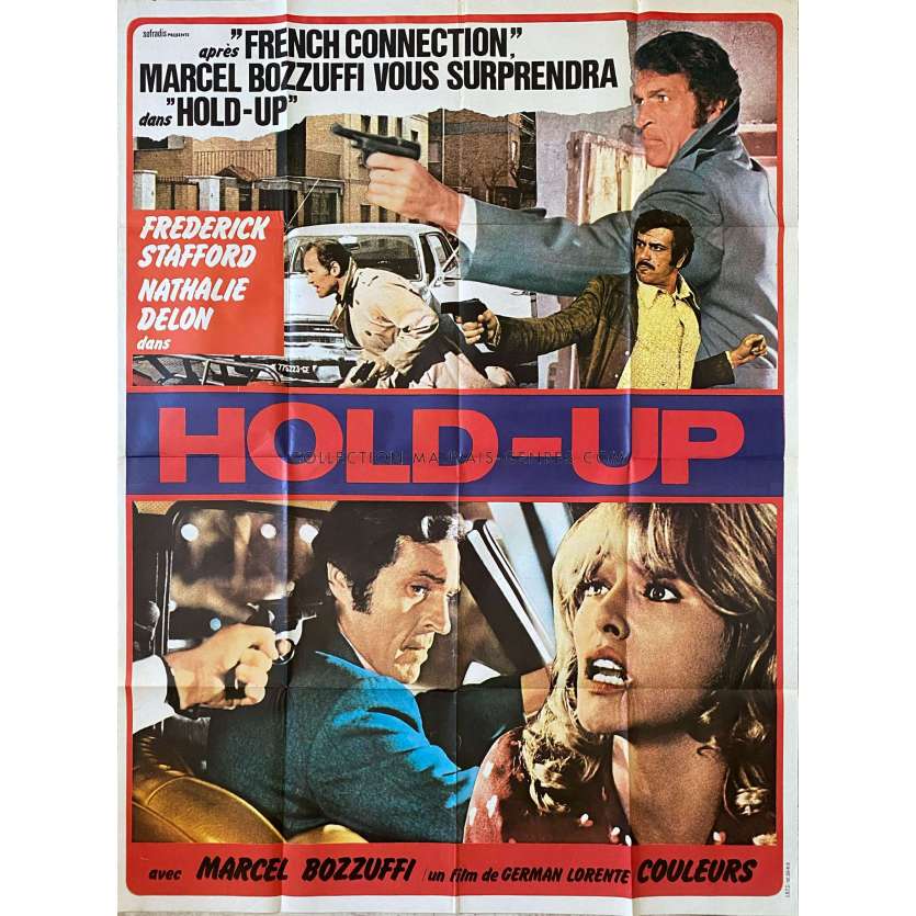 HOLD UP Affiche de cinéma- 120x160 cm. - 1974 - Frederick Stafford, Germán Lorente