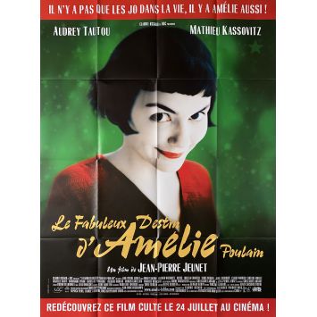 AMELIE POULAIN Affiche de cinéma- 120x160 cm. - 2001/R2024 - Audrey Tautou, Jean-Pierre Jeunet