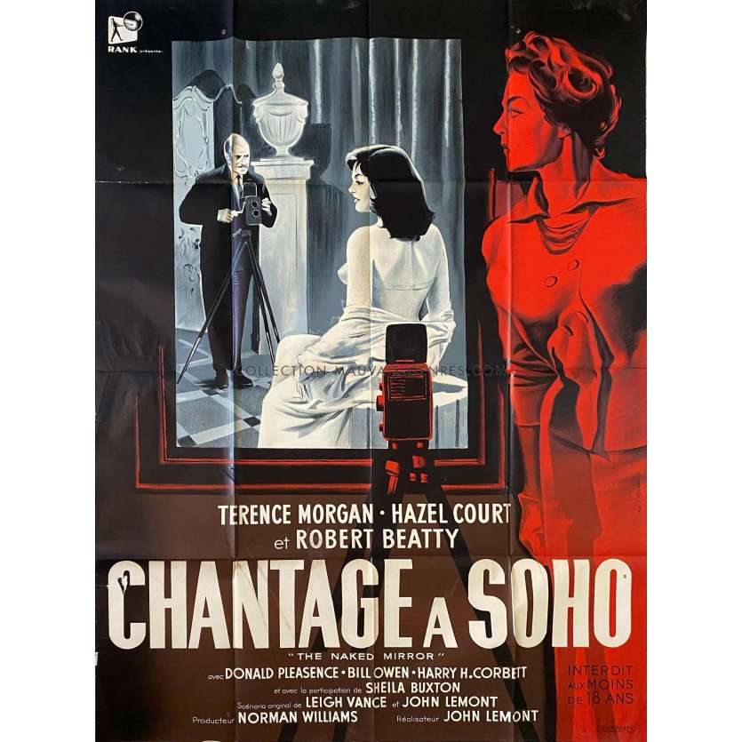 CHANTAGE A SOHO Affiche de cinéma- 120x160 cm. - 1960 - Terence Morgan , John Lemont