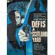 DEFIS A SCOTLAND YARD Affiche de cinéma- 120x160 cm. - 1961 - Bernard Lee, Peter Duffell