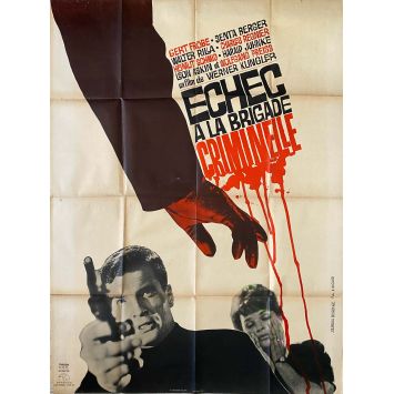 THE TERROR OF DR MABUSE French Movie Poster- 47x63 in. - 1962 - Werner Klingler, Gert Fröbe