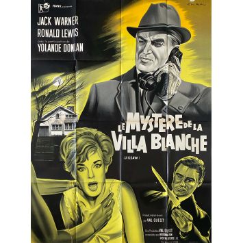 JIGSAW French Movie Poster- 47x63 in. - 1962 - Val Guest, Jack Warner