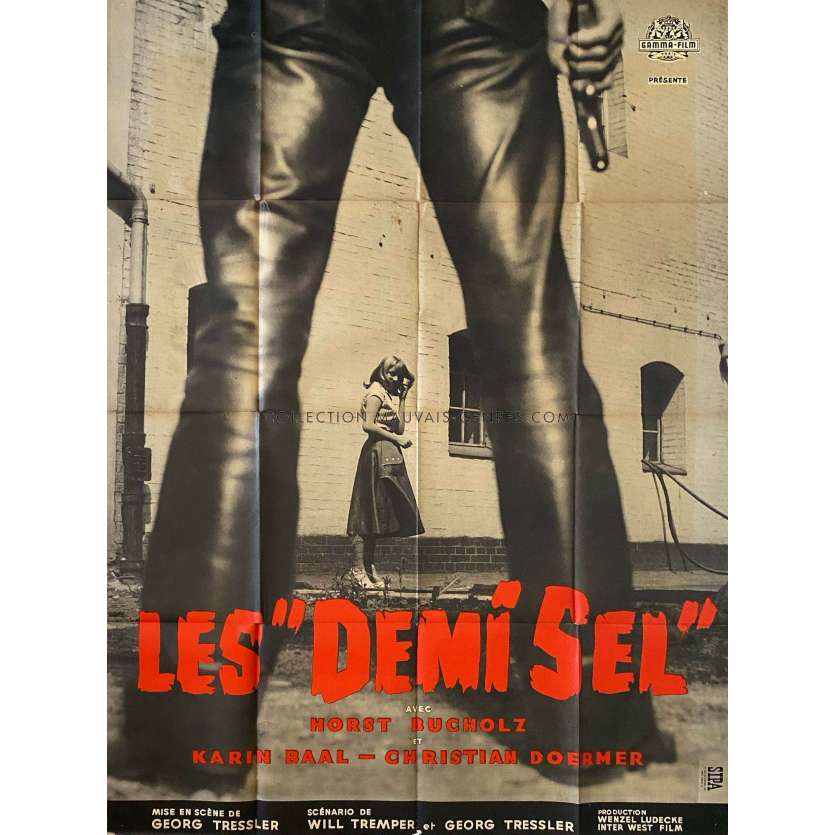 DIE HALBSTARKEN French Movie Poster- 47x63 in. - 1956 - Georg Tressler, Horst Buchholz