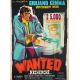 WANTED UN SHERIF A ABATTRE Affiche de cinéma- 120x160 cm. - 1967 - Giuliano Gemma, Giorgio Ferroni