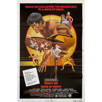 LE JEU DE LA MORT Affiche de cinéma- 69x104 cm. - 1979 - Bruce Lee, Lo Wei