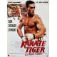 KARATE TIGER Affiche de cinéma- 40x54 cm. - 1986 - Jean-Claude Van Damme, Corey Yuen