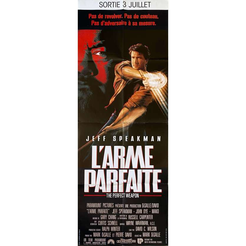 L'ARME PARFAITE Affiche de cinéma- 60x160 cm. - 1991 - Jeff Speakman, Mark DiSalle