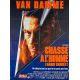 CHASSE A L'HOMME Affiche de cinéma- 120x160 cm. - 1993 - Jean-Claude Van Damme, John Woo