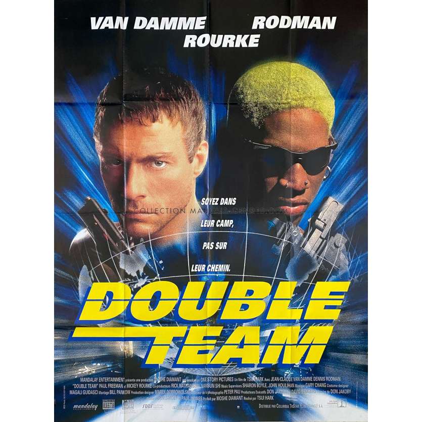 DOUBLE TEAM Affiche de cinéma- 120x160 cm. - 1997 - Jean-Claude Van Damme, Tsui Hark