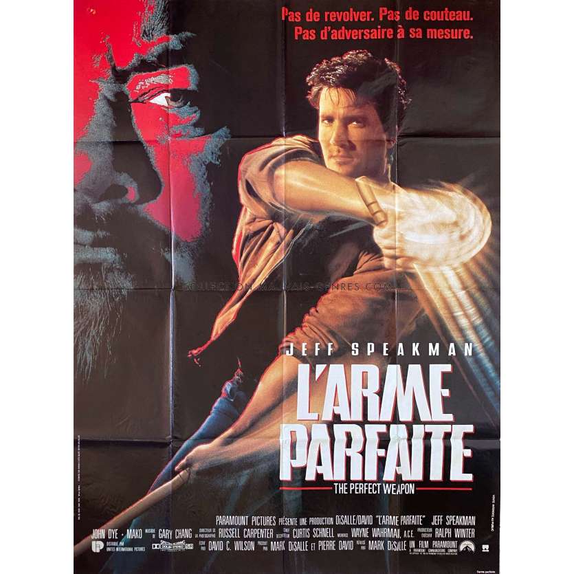 L'ARME PARFAITE Affiche de cinéma- 120x160 cm. - 1991 - Jeff Speakman, Mark DiSalle