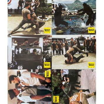 AMERICAN WARRIOR Photos de film x6 - 22x28 cm. - 1985 - Michael Dudikoff, Sam Firstenberg