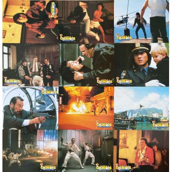 LE RETOUR DU CHINOIS Photos de film x12 - 22x28 cm. - 1985 - Jackie Chan, James Glickenhaus