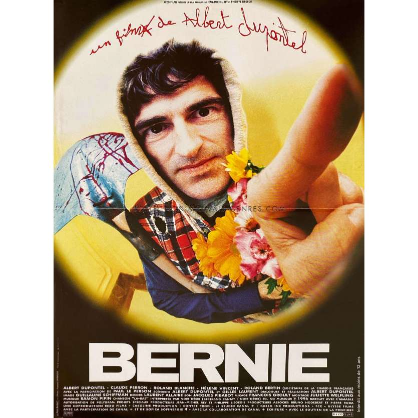 BERNIE Affiche de cinéma- 40x54 cm. - 1996 - Claude Perron, Albert Dupontel