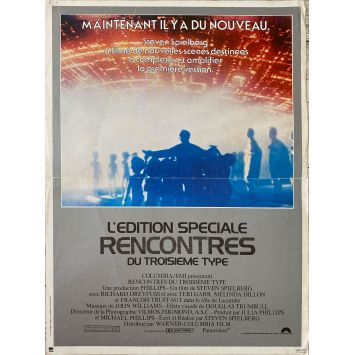 CLOSE ENCOUNTERS OF THE THIRD KIND - SPECIAL ED. French Movie Poster- 15x21 in. - 1980 - Steven Spielberg, Richard Dreyfuss