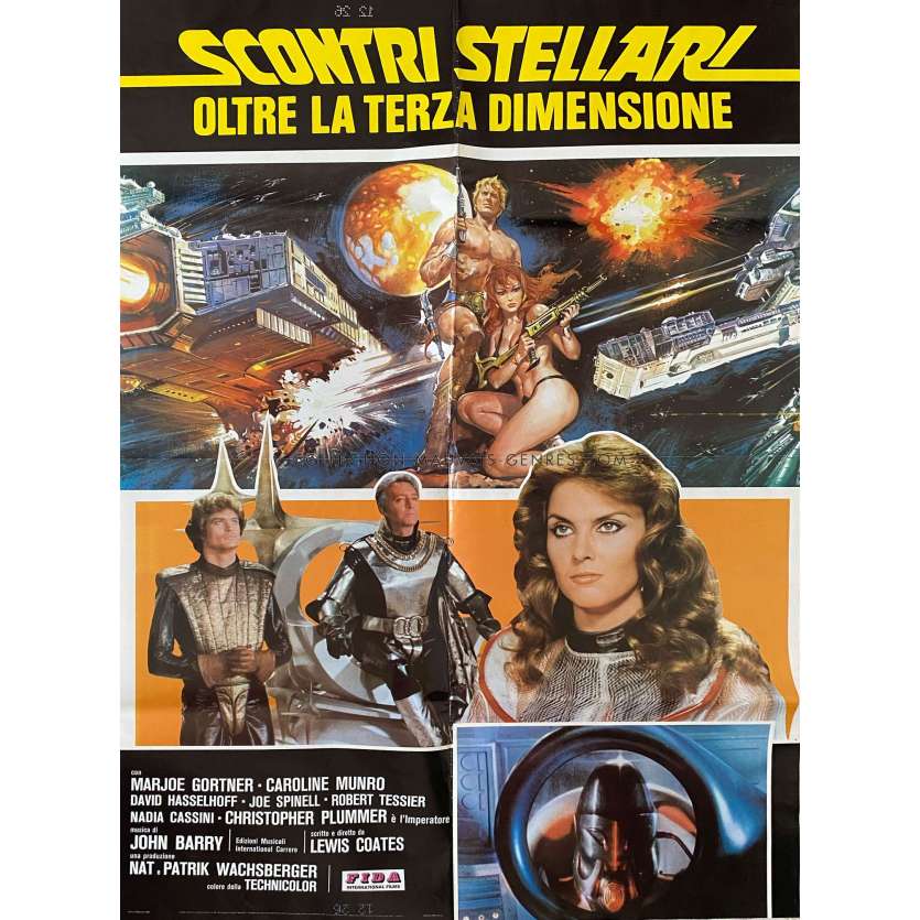 STARCRASH Affiche de cinéma- 68x100 cm. - 1978 - Caroline Munro, Luigi Cozzi