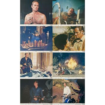 THE OMEGA MAN U.S Lobby Cards x8 - 8x10 in. - 1971 - Boris Sagal, Charlton Heston