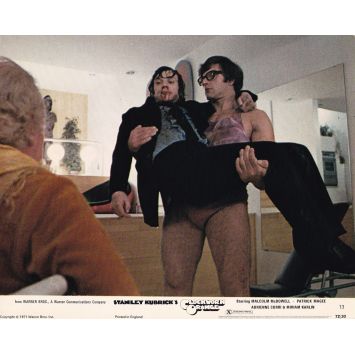 ORANGE MECANIQUE Photo de film N13 - 20x25 cm. - 1971 - Malcom McDowell, Stanley Kubrick