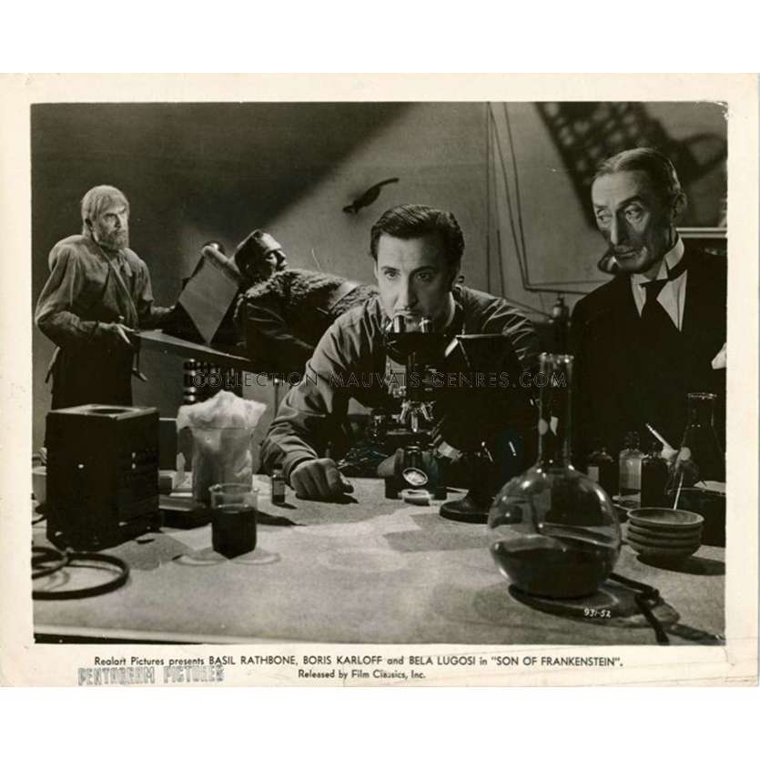 Mauvais-genres.com BORIS KARLOFF Le fils de Frankenstein USA R1940 Photo Photos