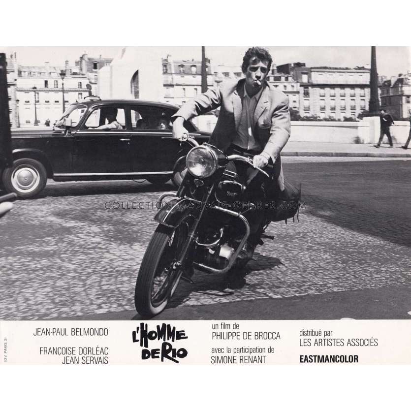 L'HOMME DE RIO Photo de film N02 - 22x28 cm. - 1964 - Jean-Paul Belmondo, Philippe de Broca