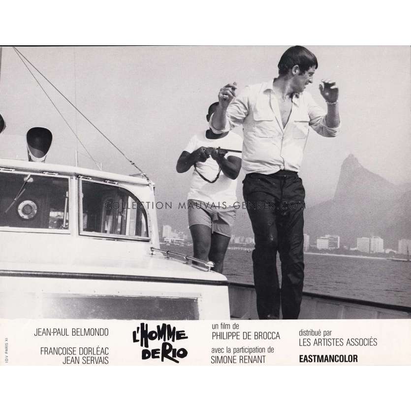 THE MAN FROM RIO French Lobby Card N06 - 9x12 in. - 1964 - Philippe de Broca, Jean-Paul Belmondo