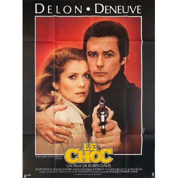 LE CHOC Affiche de cinéma- 120x160 cm. - 1982 - Alain Delon, Robin Davis