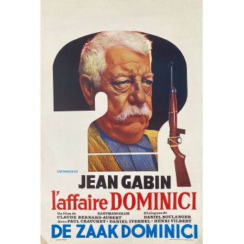 THE DOMINICI AFFAIR Belgian Movie Poster- 14x21 in. - 1973 - Claude Bernard-Aubert, Jean Gabin