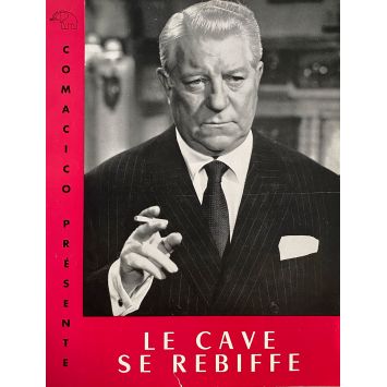 LE CAVE SE REBIFFE Synopsis 4p - 24x30 cm. - 1961 - Jean Gabin, Gilles Grangier