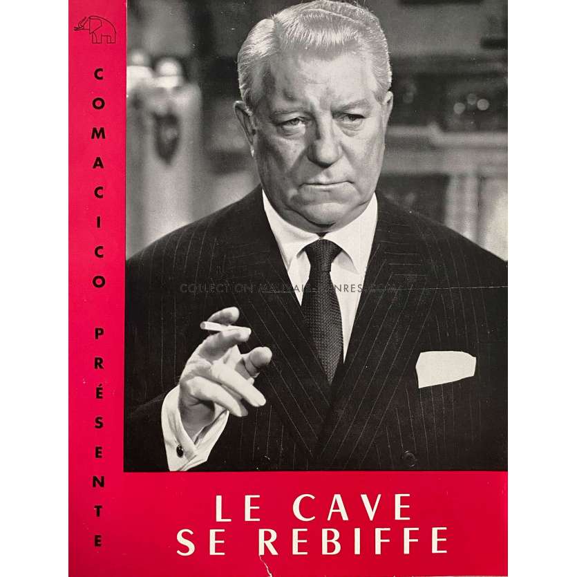 LE CAVE SE REBIFFE Synopsis 4p - 24x30 cm. - 1961 - Jean Gabin, Gilles Grangier