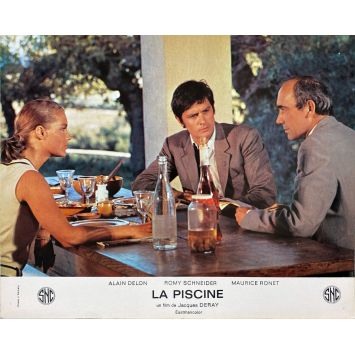 SWIMMING POOL French Lobby Card N05 - 10x12 in. - 1969 - Jacques Deray, Alain Delon