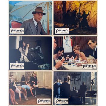 LE CONFORMISTE Photos de film x6 - Jeu B - 22x28 cm. - 1970 - Jean-louis Trintignant, Bernardo Bertolucci