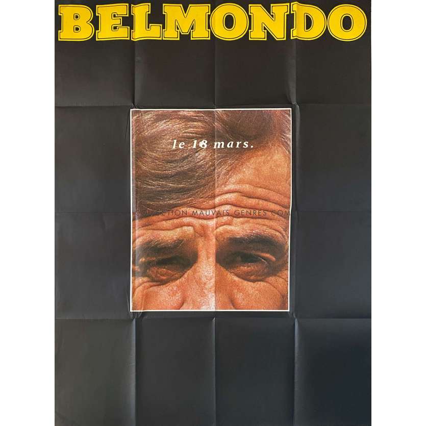 LE SOLITAIRE Affiche de filmPrev - 120x160 cm. - 1987 - Jean-Paul Belmondo, Jacques Deray