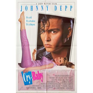 CRY BABY Affiche de cinéma- 69x104 cm. - 1990 - Johnny Depp, John Waters