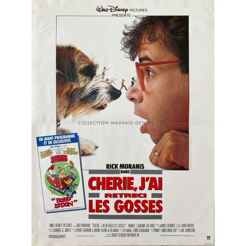 HONEY I SHRUNK THE KIDS French Movie Poster- 15x21 in. - 1989 - Joe Johnston, Rick Moranis