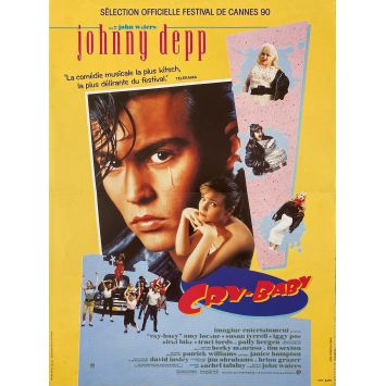 CRY BABY Affiche de cinéma- 40x54 cm. - 1990 - Johnny Depp, John Waters